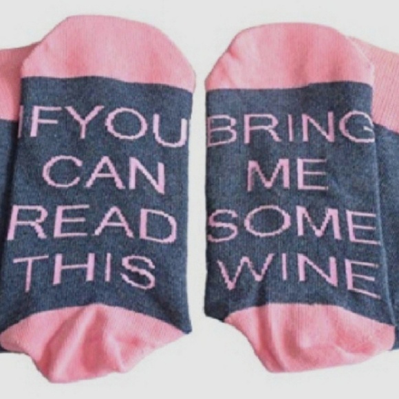 Accessories - |1LEFT| 🎀3/$22🎀 Bring Me Some Wine | Socks